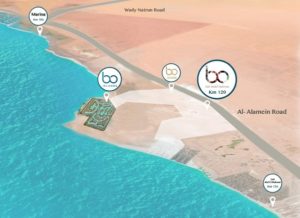 موقع قرية بو سانس الساحل الشمالى