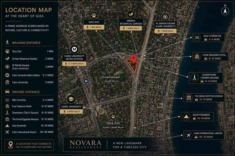 جيزة داون تاون تاورز GIZA Downtown Towers Novara