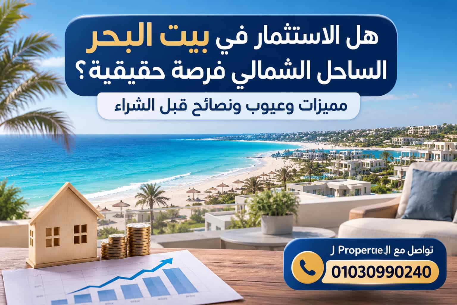 هل الاستثمار في بيت البحر الساحل الشمالي يستحق؟ المميزات والعيوب