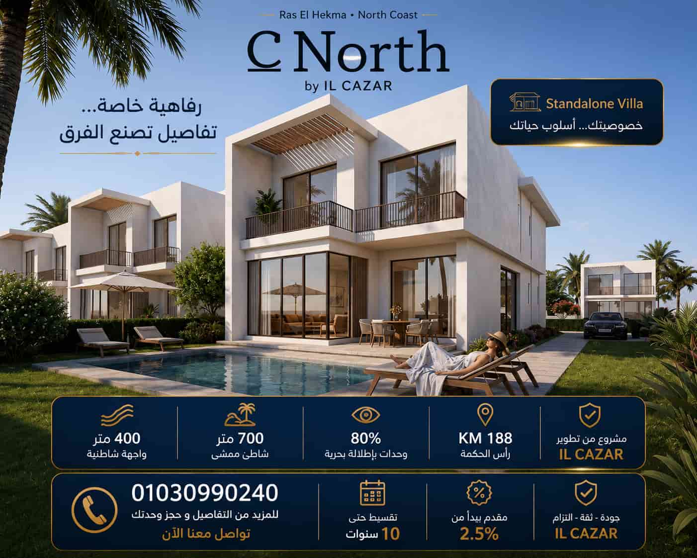 أسعار قرية سي نورث راس الحكمة