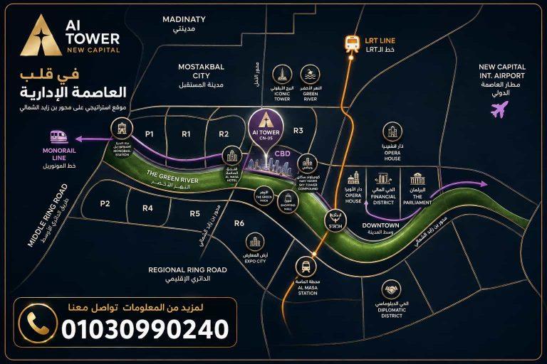 ايه اى تاور العاصمة الإدارية | AI Tower New Capital