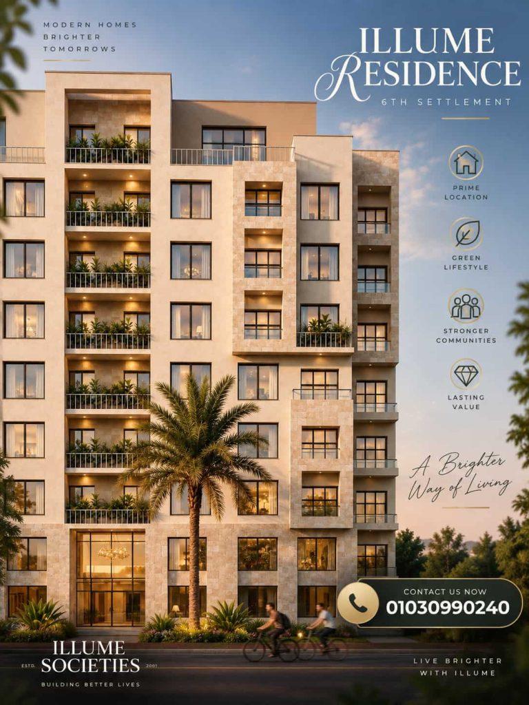 ايلوم ريزيدنس التجمع السادس | Illume Residence
