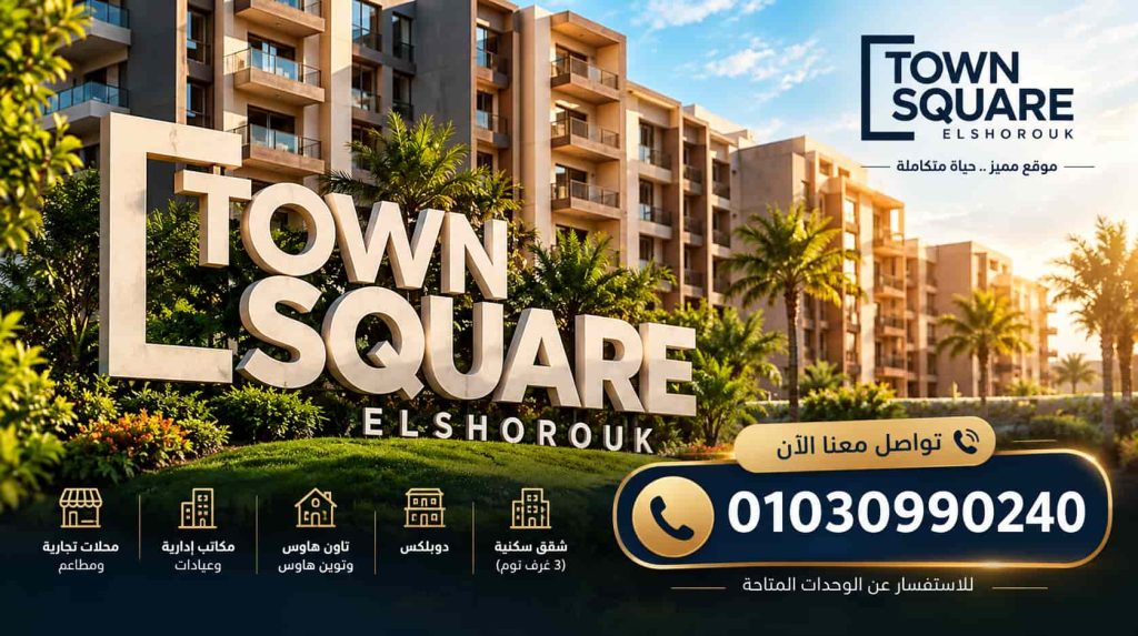 تاون سكوير الشروق Town Square El Shorouk